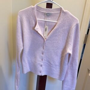 Light pink cardigan Z supply extra small